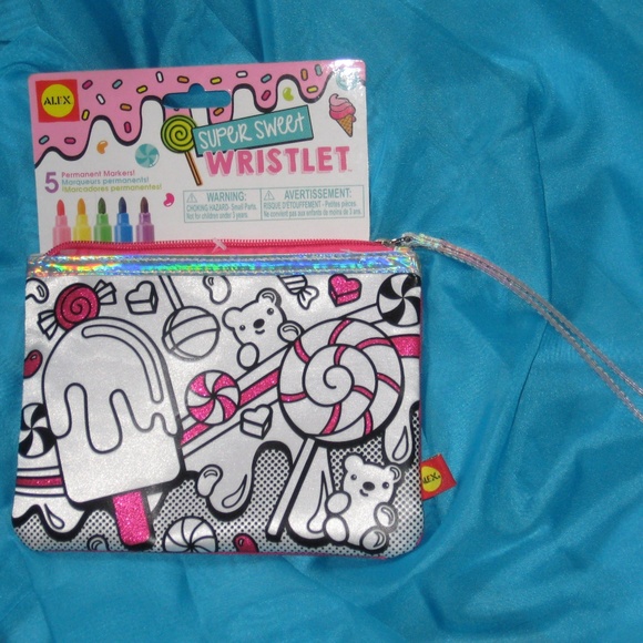 Alex Other - $7 SALE 🌈 Color Your Own Purse Coloring Clutch